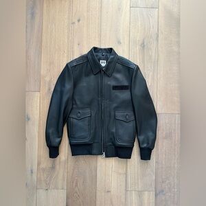 Falcon Garments A2 Leather Bomber Jacket (Goatskin)